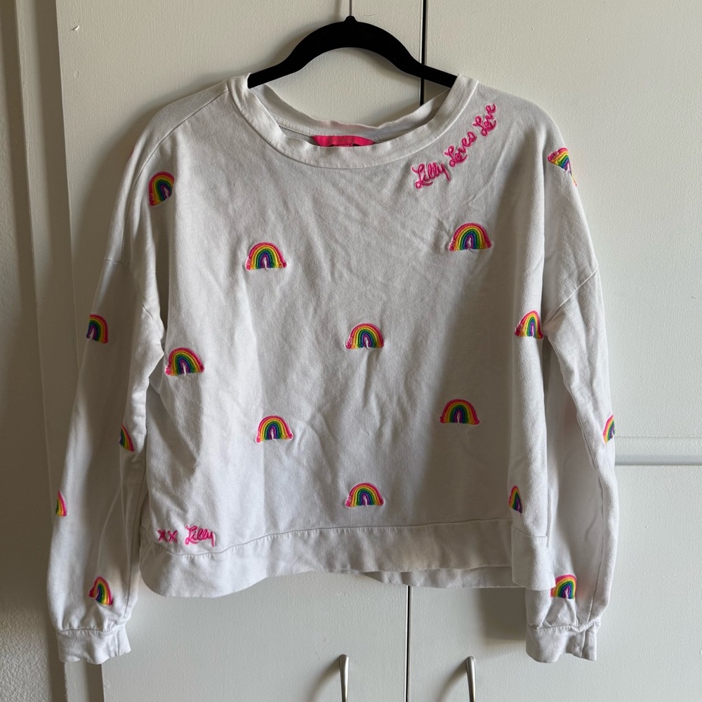 Lilly Pulitzer Rainbow 🌈 Sweatshirt Sz Small